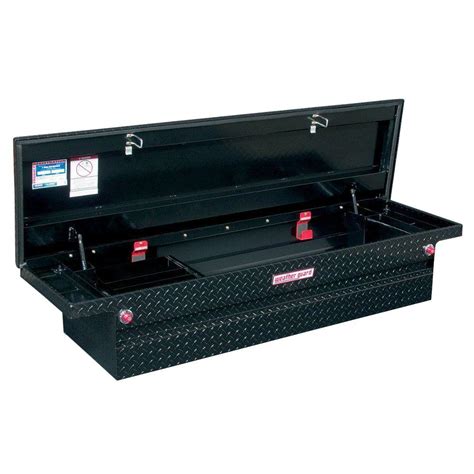 weather guard low profile steel saddle box|weatherproof storage box for truck.